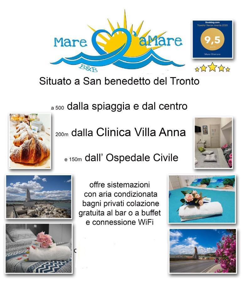 Mare D'Amare Bed & Breakfast San Benedetto del Tronto Eksteriør bilde
